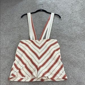 Urban Outfitters shorts with built in suspenders